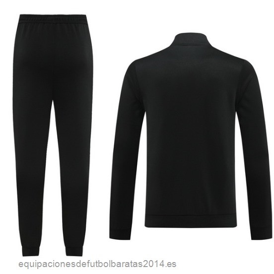 Nuevo Conjunto Completo Ropa Deportiva Con Cremallera Larga Alemania 2024 Negro Blanco Baratas